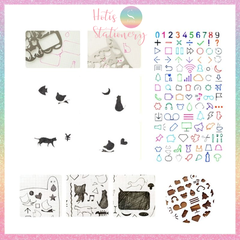 [HOTIS] Thước kim loại rỗng vẽ tranh họa tiết nghệ thuật siêu tiện lợi