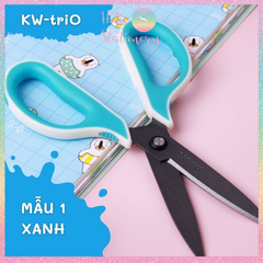 [HOTIS] Kéo cắt giấy KW-triO bằng thép không gỉ mạ titan - Đặc biết cắt băng keo không bị dính - Hàng cao cấp - Dài 17.5cm
