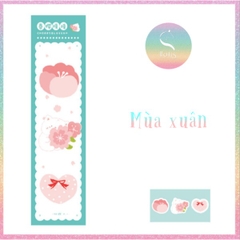 [HOTIS] Giấy note, giấy ghi chú phong cách Nhật Bản Post-it Falling Sakura