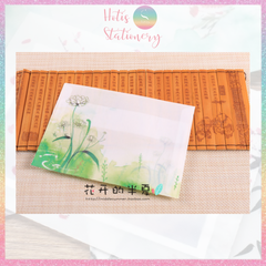 [HOTIS] Phong bì, bìa thư, bì thư giấy can tranh thủy mặc, cổ phong 12.5x17.5cm - Set 5 cái