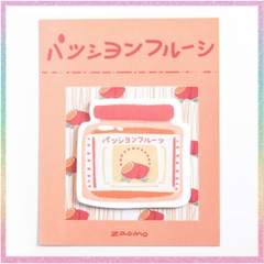 Set 30 tờ giấy note Hotis, giấy ghi chú in hình thực phẩm đóng hộp có keo dán