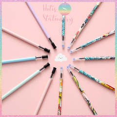 [HOTIS] Ruột bút gel thay thế dùng cho bút có nắp - Xanh/ Đen/ Đỏ - 0.35/ 0.38/ 0.5mm