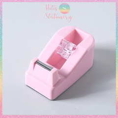 [HOTIS] Dụng cụ cắt băng keo để bàn mini, nhiều màu, xinh xắn
