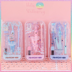 [HOTIS] Bộ compa thước kẻ 8 món màu pastel cực xinh