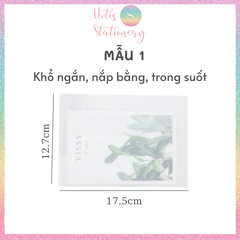 [HOTIS] Set 10 cái Bìa thư giấy can trong suốt đựng thư, thiệp cưới, card, voucher