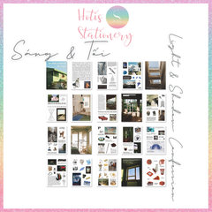 [HOTIS] Sổ sticker phong cảnh trang trí sổ làm bullet journal size A6 - 20 tờ