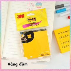 [HOTIS] Tệp 90 tờ giấy note, giấy ghi chú Post-it 3M có keo dính, nhiều màu - 7.6x7.6cm