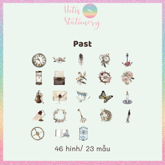 [MIX MẪU] Sticker MO Card bullet journal - Hộp 46 miếng dán