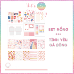 [HOTIS] Set 107 món SIMNO trang trí sổ bullet journal, làm thiệp, quà tặng