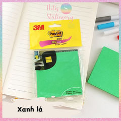 [HOTIS] Tệp 90 tờ giấy note, giấy ghi chú Post-it 3M có keo dính, nhiều màu - 7.6x7.6cm