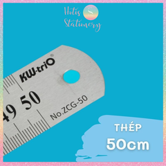 [HOTIS] Thước kẻ KW-triO bằng Nhựa/ Thép không gỉ thiết kế đơn giản, chất lượng cao, tiện dụng - Dài 15/20/30/40/50cm