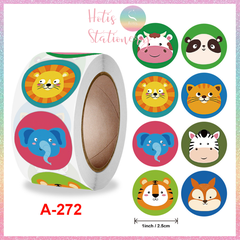 [HOTIS] Sticker Cuộn 500 Nhãn Dán Khen Thưởng Học Sinh - Tạo Động Lực, Kích Thích Học Tập, Phù Hợp Giáo Viên & Phụ Huynh