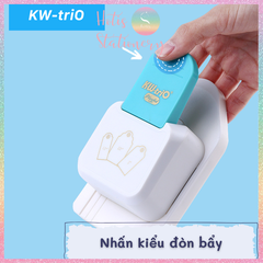 [HOTIS] Dụng cụ bấm tag KW-triO Playful 3in1 cắt giấy thủ công DIY chuyên làm tag/ bookmark/ thiệp