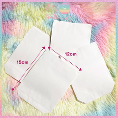 [HOTIS] Combo 100 túi giấy trắng size 12x15cm