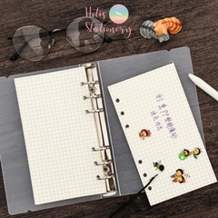 [HOTIS] Giấy refill bìa còng binder notebook A7/ A6/ A5/ B5/ A4