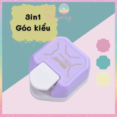 [HOTIS] Dụng cụ bấm bo góc tròn KW-triO Corner Punch - Cắt góc thủ công DIY - Làm thiệp/ danh thiếp/ tag