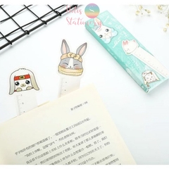 [HOTIS] Bookmark thước kẻ đánh dấu sách hình thỏ kawaii - Hộp 30 thẻ, có tách set lẻ