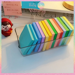 [HOTIS] Tệp 90 tờ giấy note, giấy ghi chú Post-it 3M có keo dính, nhiều màu - 7.6x7.6cm