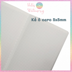 [HOTIS] Vở may dán gáy Kẻ ô Caro KLong 100gsm - 80/120/200 trang