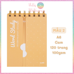 [HOTIS] Sổ học từ vựng Word Study KLong A6 - 120 trang