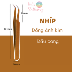 [HOTIS] Nhíp gắp sticker TWEEZERS/ KW-triO dùng trong bullet journal, nhíp gắp đầu cong đầu thẳng