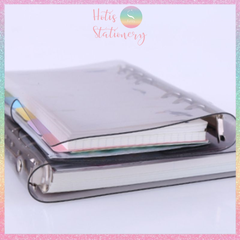 [HOTIS] Binder - Sổ còng dẻo, bìa còng dẻo - Trắng/ Đen - A7/ A6/ A5 - Không kèm giấy