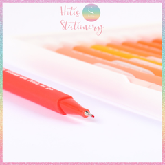 [HOTIS] Bút lông hai đầu nắp trong, tô màu vẽ tranh gốc nước Dual tip brush pen - Bộ 48/60/72/100 màu