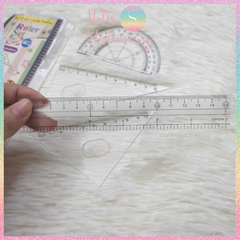 [HOTIS] Bộ thước Ê ke nhựa 4 món - MS437