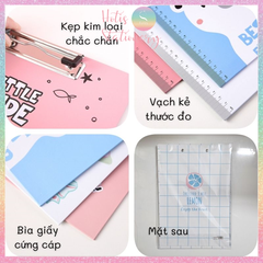 [HOTIS] Bìa kẹp tài liệu A4 hoạt hình, có vạch thước kẻ