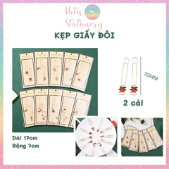 [HOTIS] Bộ Quà tặng VPP Giáng Sinh - Combo kẹp giấy, kẹp bướm, đinh ghim, nam châm, đồ bấm kim và kim bấm