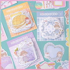 [HOTIS] Set 100 tờ giấy ghi chú MUYU hoạt hình dễ thương, không keo dính