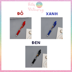 [HOTIS] Bút bi gel, bút gel, bút bi 0.5mm - Xanh/ Đen/ Đỏ - viết êm và mượt