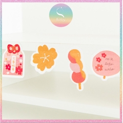 [HOTIS] Giấy note, giấy ghi chú phong cách Nhật Bản Post-it Falling Sakura