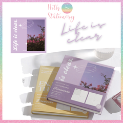 [HOTIS] Sổ kế hoạch PLANNER Note For FIREWORKS bìa cứng - Khổ vuông 16x16cm - 168 trang