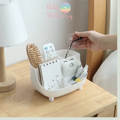 Khay đựng bút, dụng cụ học tập để bàn 6 ngăn - 18.8x10.8cm Hotis Stationery