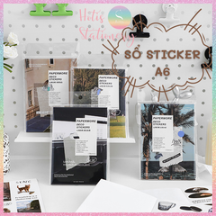[HOTIS] Sổ sticker phong cảnh trang trí sổ làm bullet journal size A6 - 20 tờ