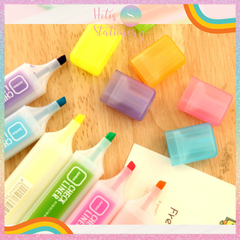 [HOTIS] Bút highlight bút dạ quang bút nhớ ghi chú Check Liner - 6 màu
