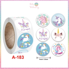 [HOTIS] Sticker Cuộn 500 Nhãn Dán Khen Thưởng Học Sinh - Tạo Động Lực, Kích Thích Học Tập, Phù Hợp Giáo Viên & Phụ Huynh