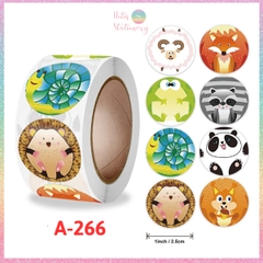 [HOTIS] Sticker Cuộn 500 Nhãn Dán Khen Thưởng Học Sinh - Tạo Động Lực, Kích Thích Học Tập, Phù Hợp Giáo Viên & Phụ Huynh