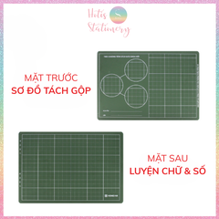 [HOTIS] Bảng Gỗ Học Sinh 2 Mặt Hồng Hà 3555 - Tách Gộp 4 Ly Học Toán Tiện Lợi