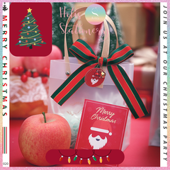 [HOTIS] Full combo 6 món túi đựng quà tặng Giáng Sinh 2023