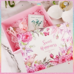 [HOTIS] 5 mẫu - Set Hộp đựng quà tự gấp kèm Túi giấy tiện lợi tiết kiệm hơn, dáng hộp chữ nhật