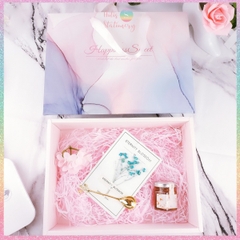 [HOTIS] 5 mẫu - Set Hộp đựng quà tự gấp kèm Túi giấy tiện lợi tiết kiệm hơn, dáng hộp chữ nhật