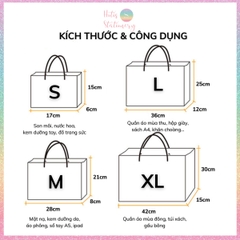 [HOTIS] Túi giấy đựng quà tặng hình cô gái thanh lịch có quai xách