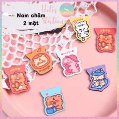 [HOTIS] Bookmark nam châm, thẻ kẹp sách hình thú dễ thương