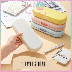 Hộp bút nhựa Hotis Robot Pencil Box thiết kế đơn giản xinh xắn