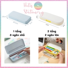 Hộp bút nhựa Hotis Robot Pencil Box thiết kế đơn giản xinh xắn