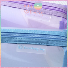 [HOTIS] Túi lưới đựng bút trong suốt gam màu retro sang chảnh hiện đại