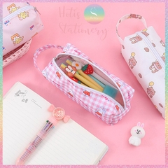 Túi đựng bút hoạt hình bằng vải poly 2 lớp không thấm nước