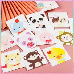[HOTIS] Thiệp giấy 3D hình thú đáng yêu gấp gọn, kèm bao thư giấy, tặng quà sinh nhật, valentine